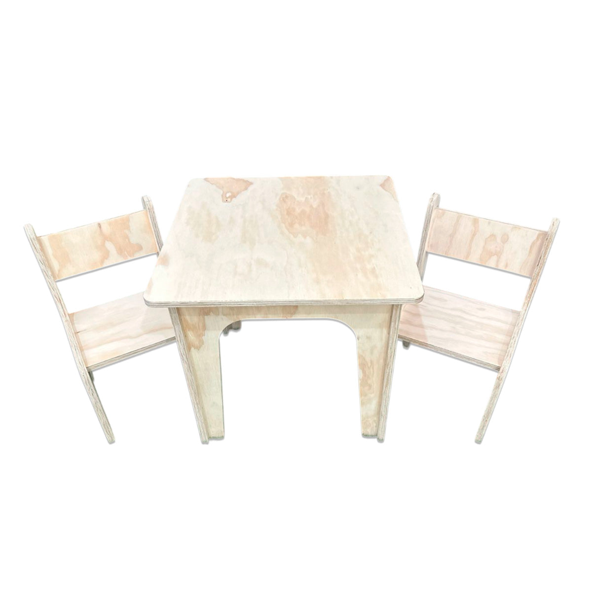 Mesa Montessori de Madera con 2 Sillas para Niños