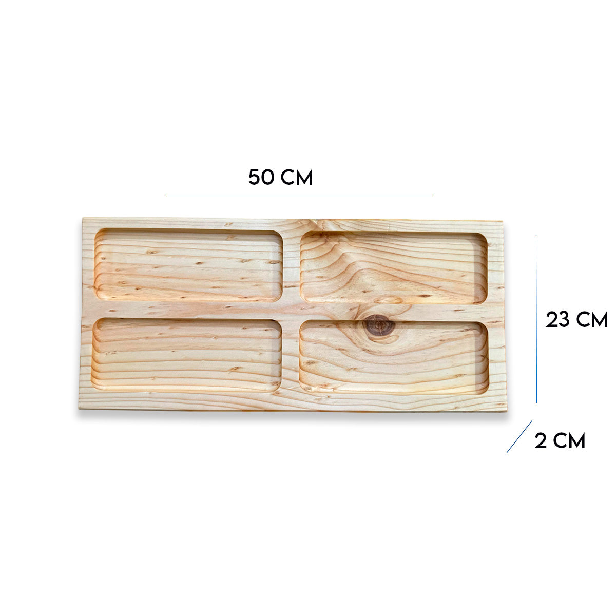 Tabla de Picoteo Madera mod 2 50x23x2 cm