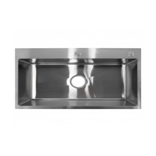 Lavaplatos de Cocina en Acero Inoxidable con llave (75 x 45 cm)