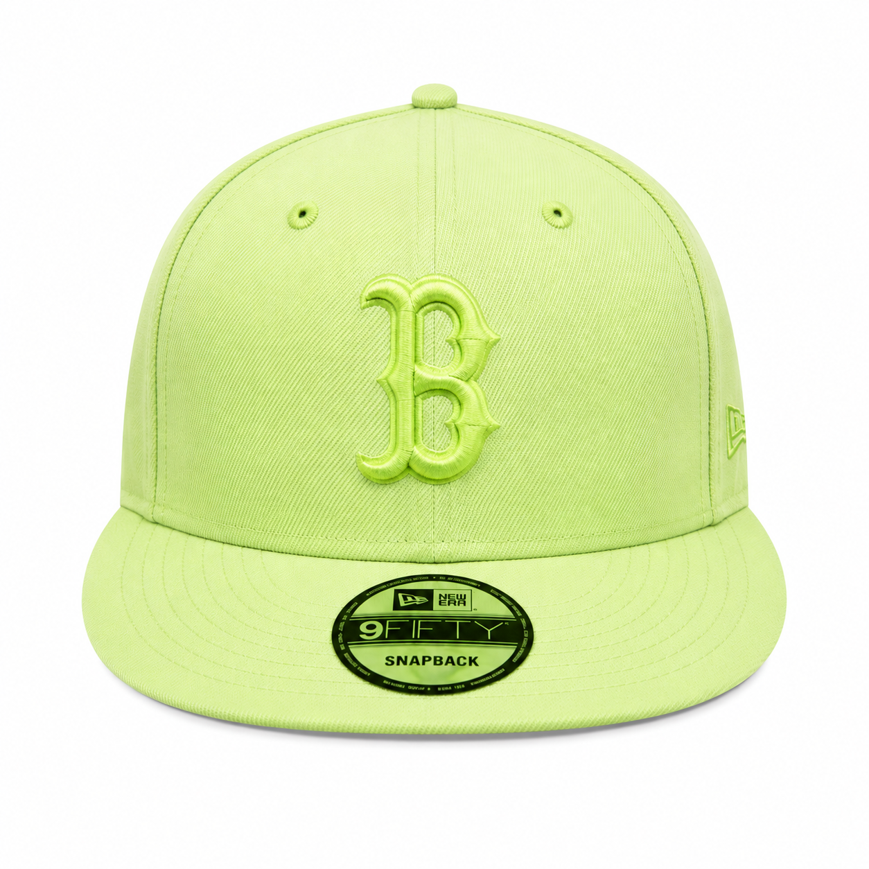 Gorra New Era 9FIFTY Boston Red Sox Snapback Verde Lima Claro