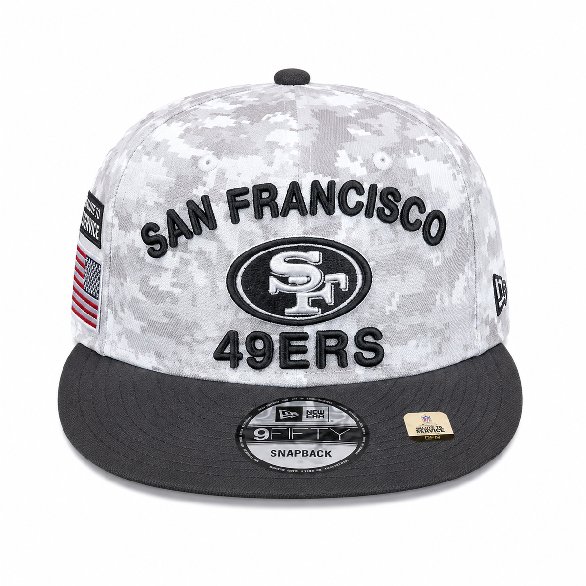 Gorro New Era 9FIFTY San Francisco 49ers Camuflaje Gris Snapback