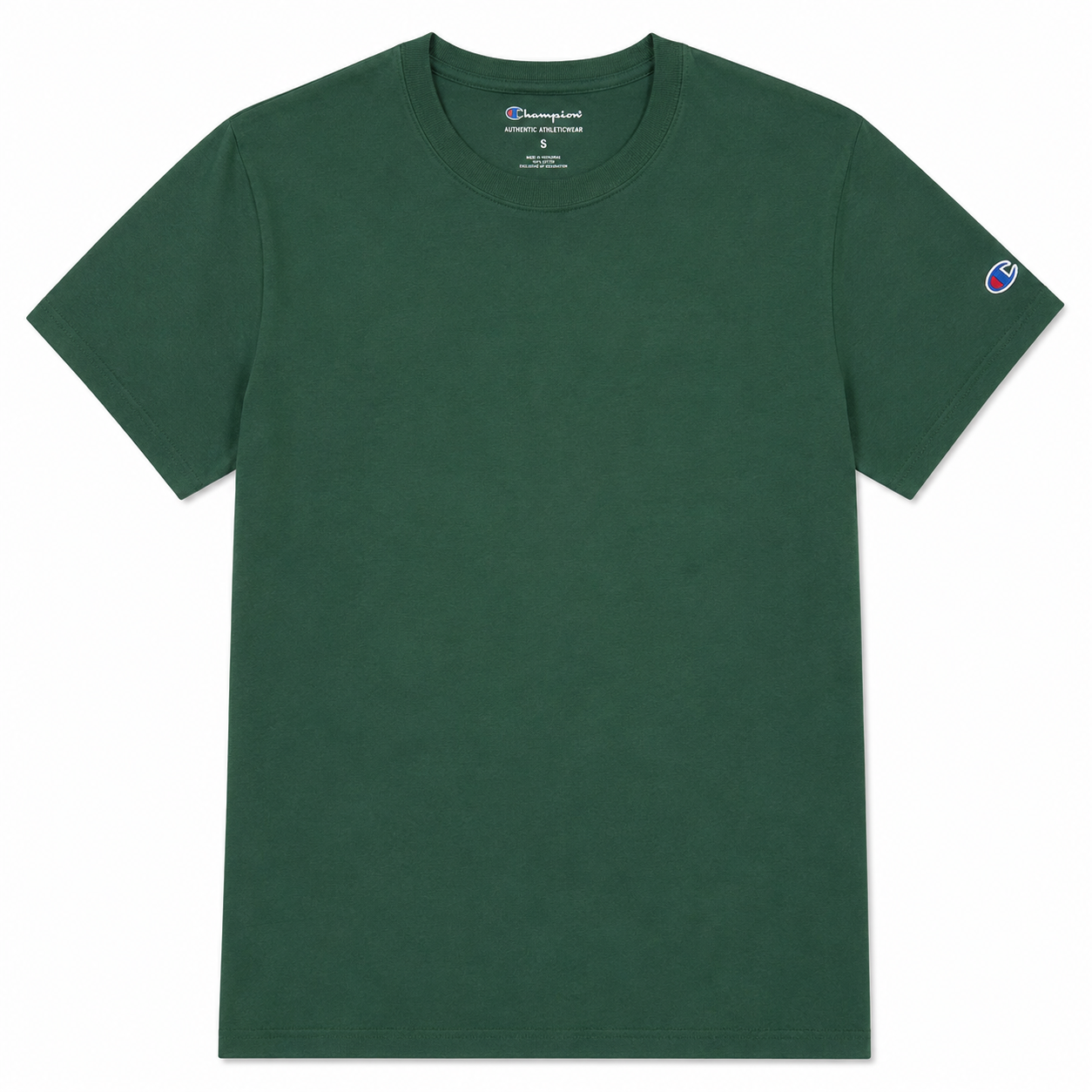 Polera Champion Unisex Classic T-Shirt-DARK GREEN