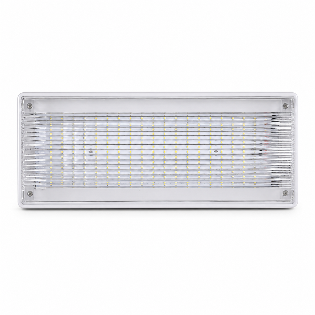 Lámpara de Emergencia LED Rectangular de Alta Iluminación