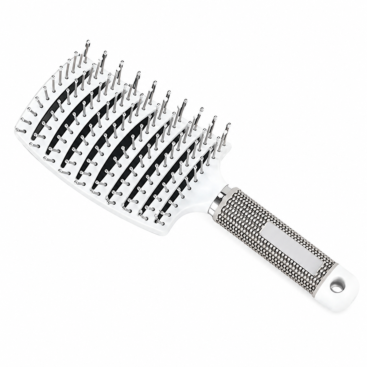 Cepillo Paleta Curva MaxCare Cerámica + Ion Blanco