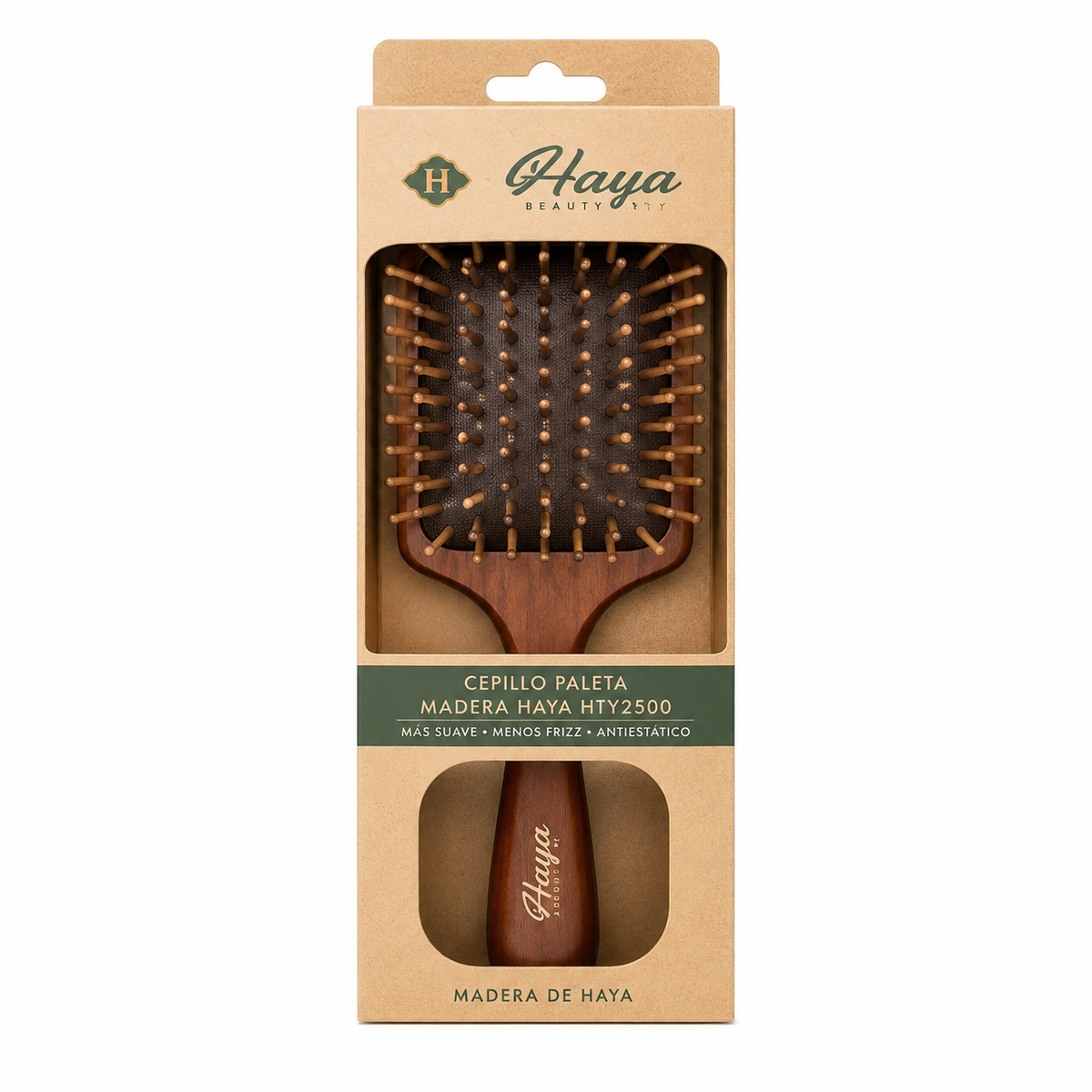 Cepillo Paleta de Madera de Haya HTY2500 Profesional