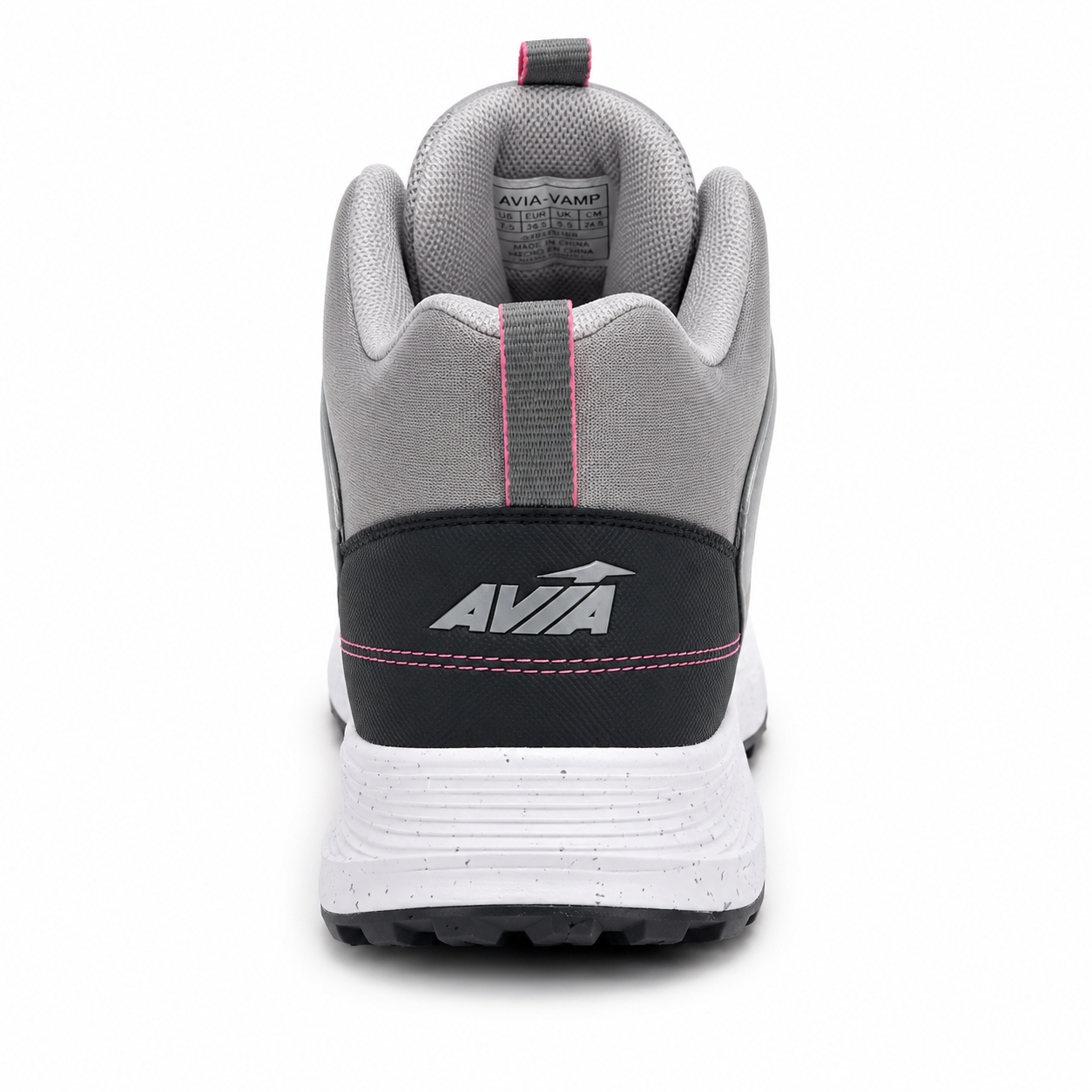 Zapatilla Outdoor AVIA Trail Gris/Rosado Pastel
