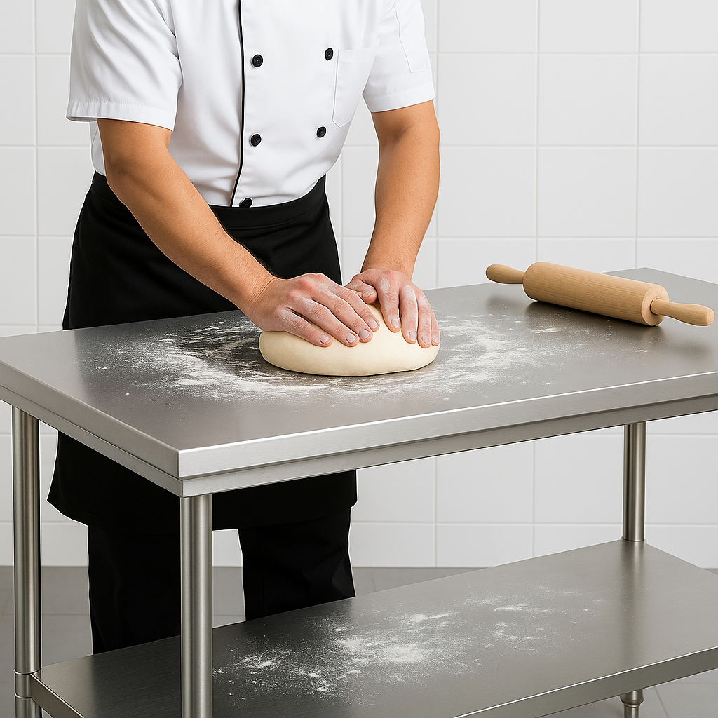 Mesón de Acero Inoxidable 140x60x90