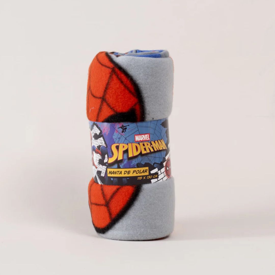 Manta Polar 115x130 cm Spiderman Araña Mashini
