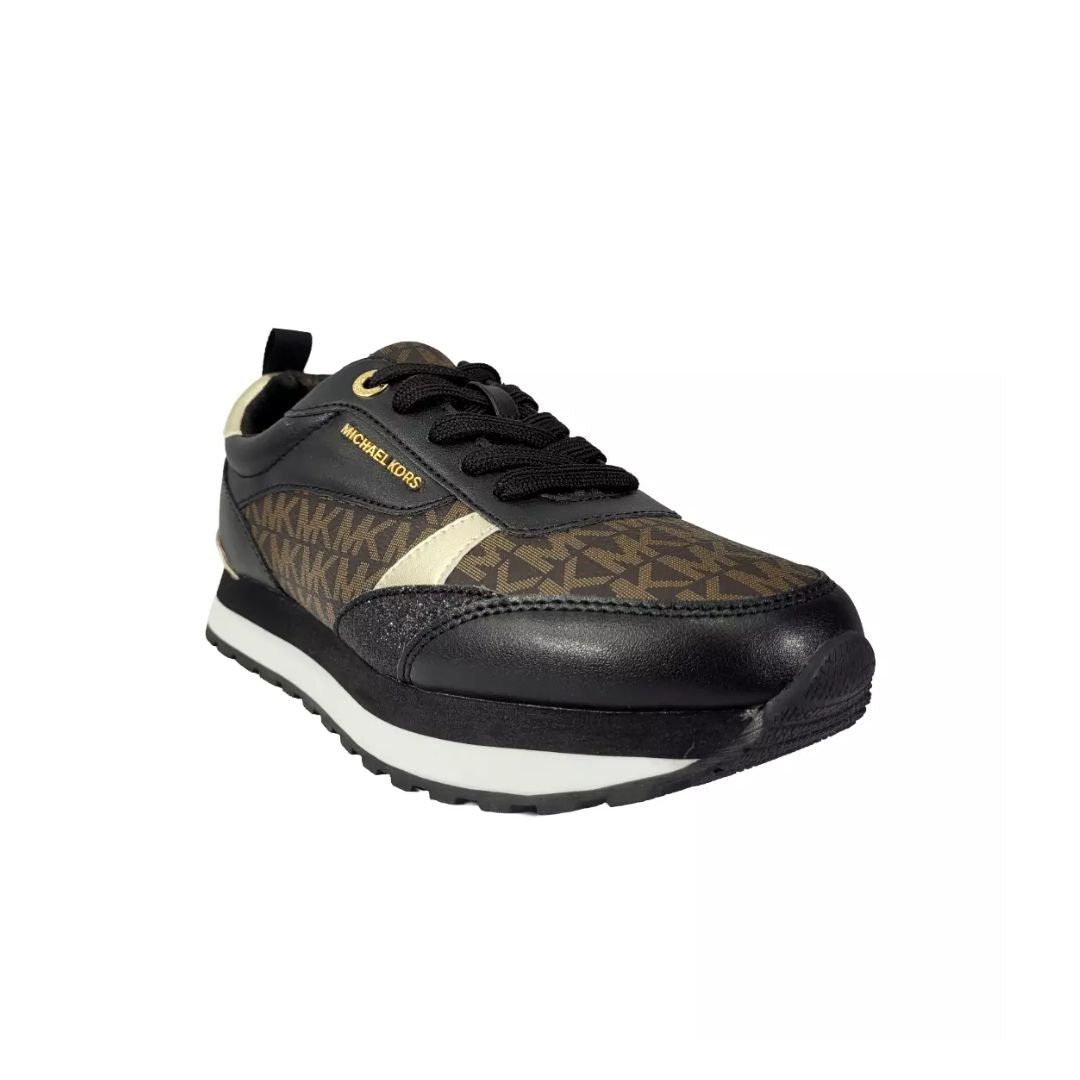 Zapatillas MICHAEL KORS EMMET RUMI MK01414001 NAPPA PU NEGRO/MARRÓN