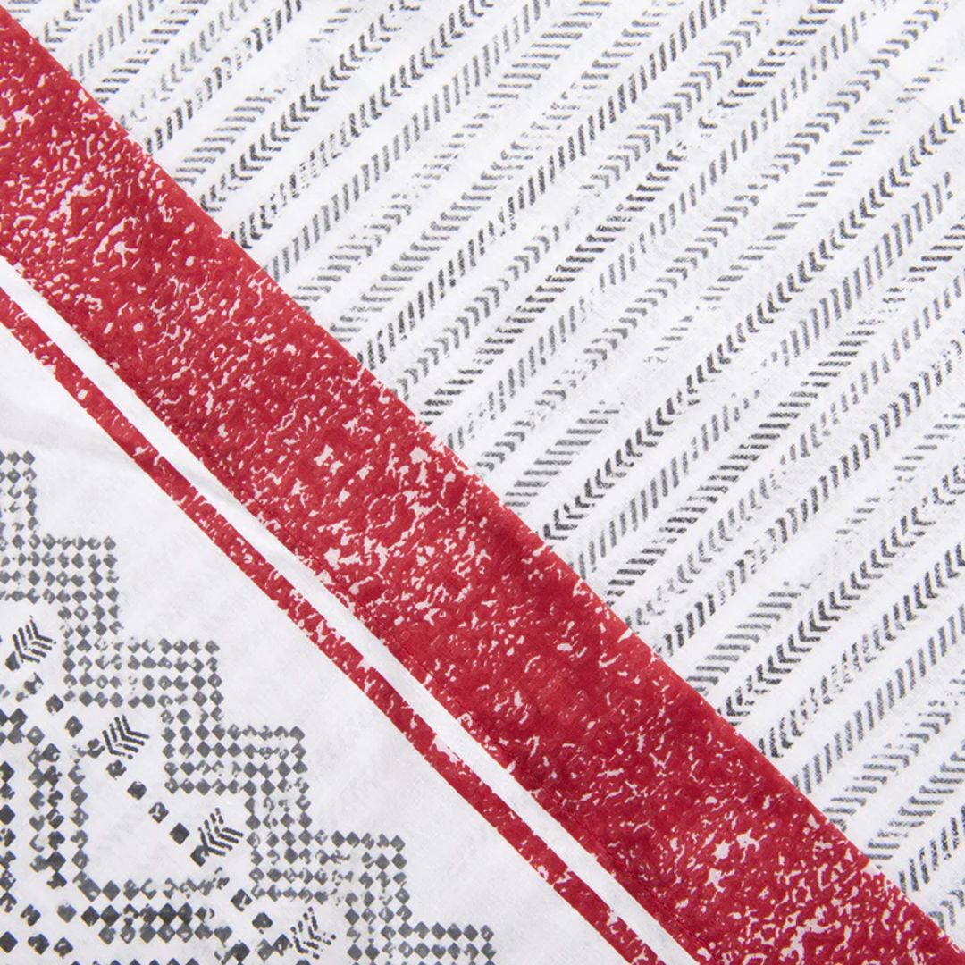 Sábana 2 Plazas 144 Hilos Estampado Snow Mashini