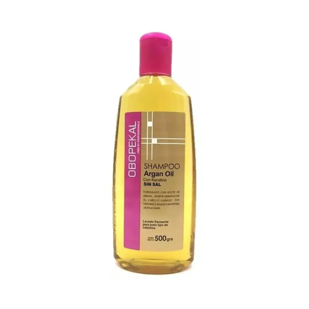 Shampoo Obopekal Peluqueria Cabello Dama Pelo Keratina 500ml