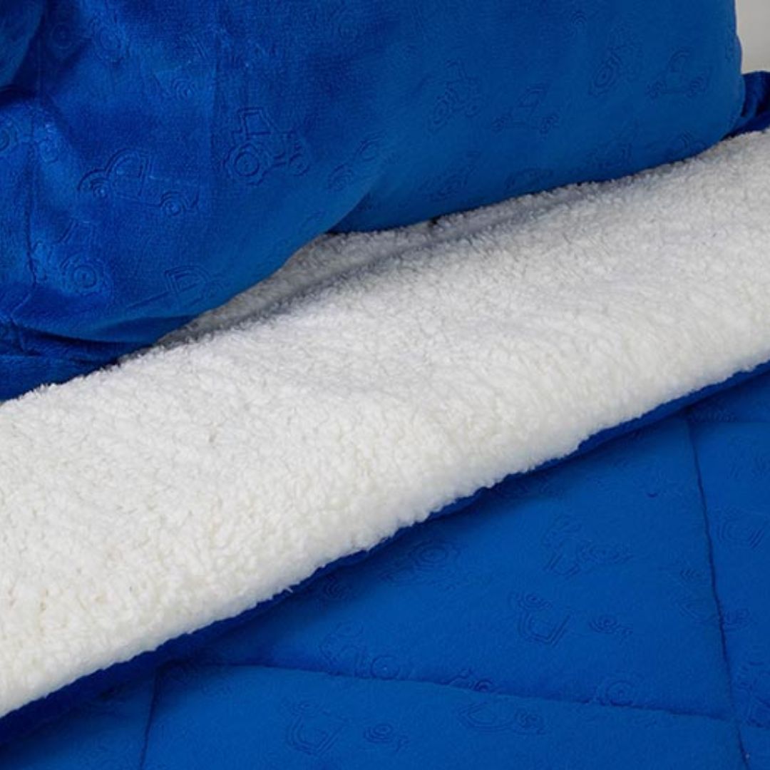 CUBRECAMA DORAL SHERPA EMBOSSED KIDS 1.5 PLAZAS