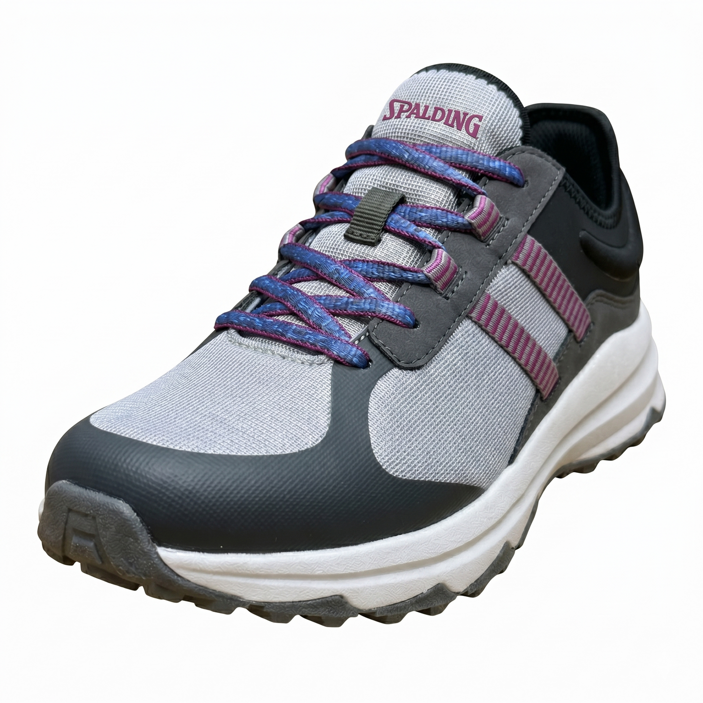 Zapatilla Spalding Deportiva en Gris y Purpura