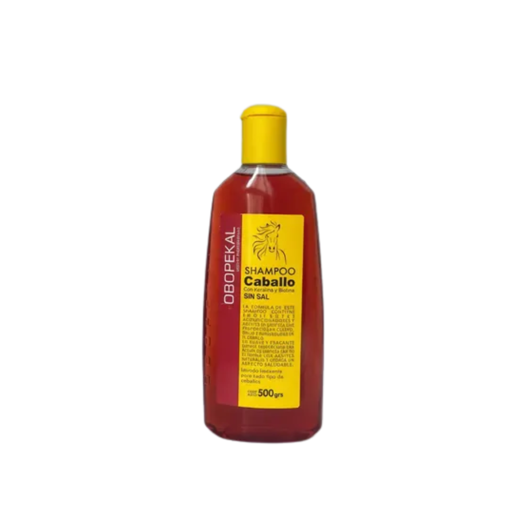 Shampoo Caballo Obopekal Keratina Biotina Sin Sal 500g