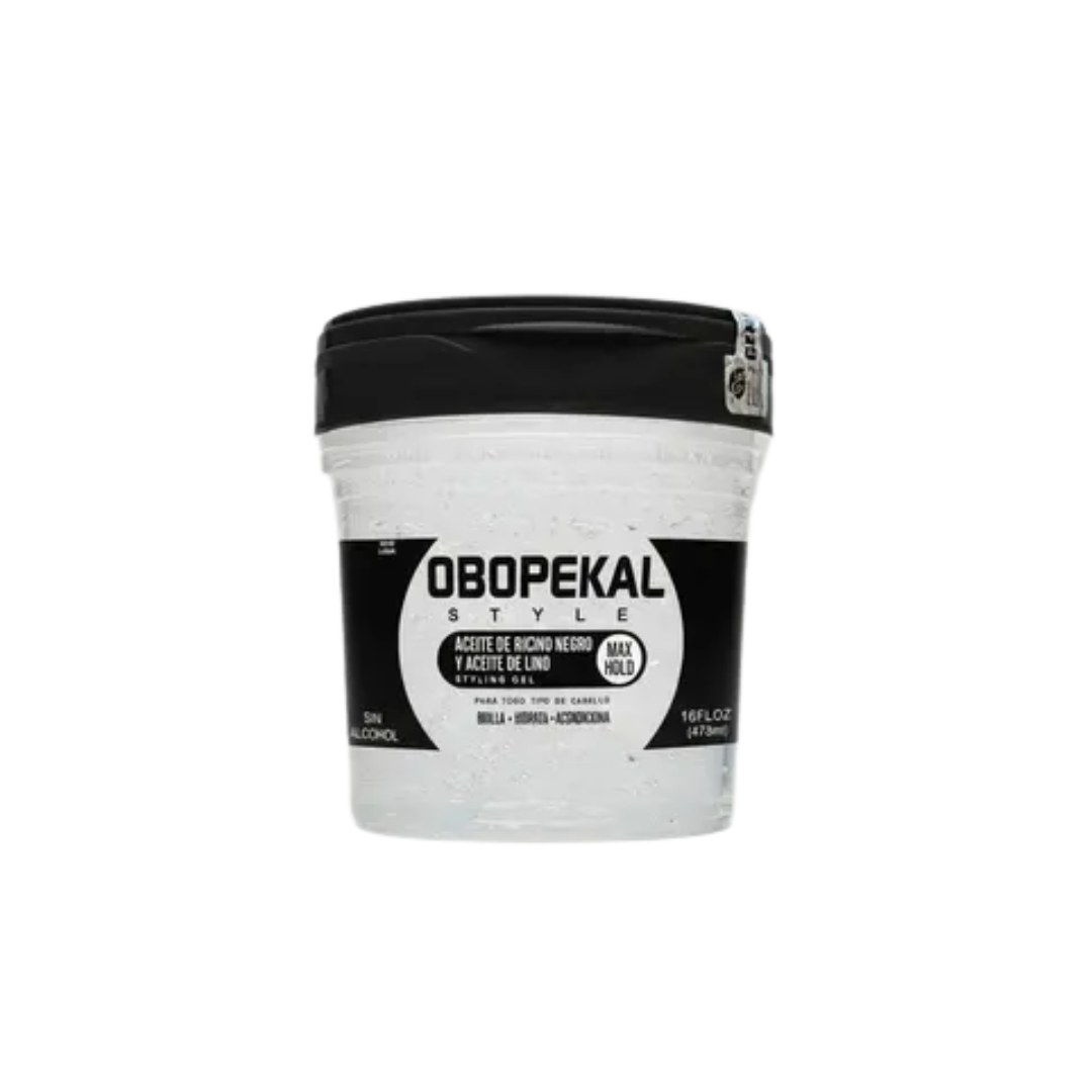 Obopekal Style Gel Fijador con Aceite de Ricino y Lino