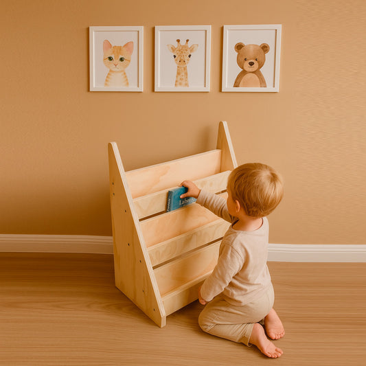 Pack Montessori: Librero + Torre de Aprendizaje para Niños