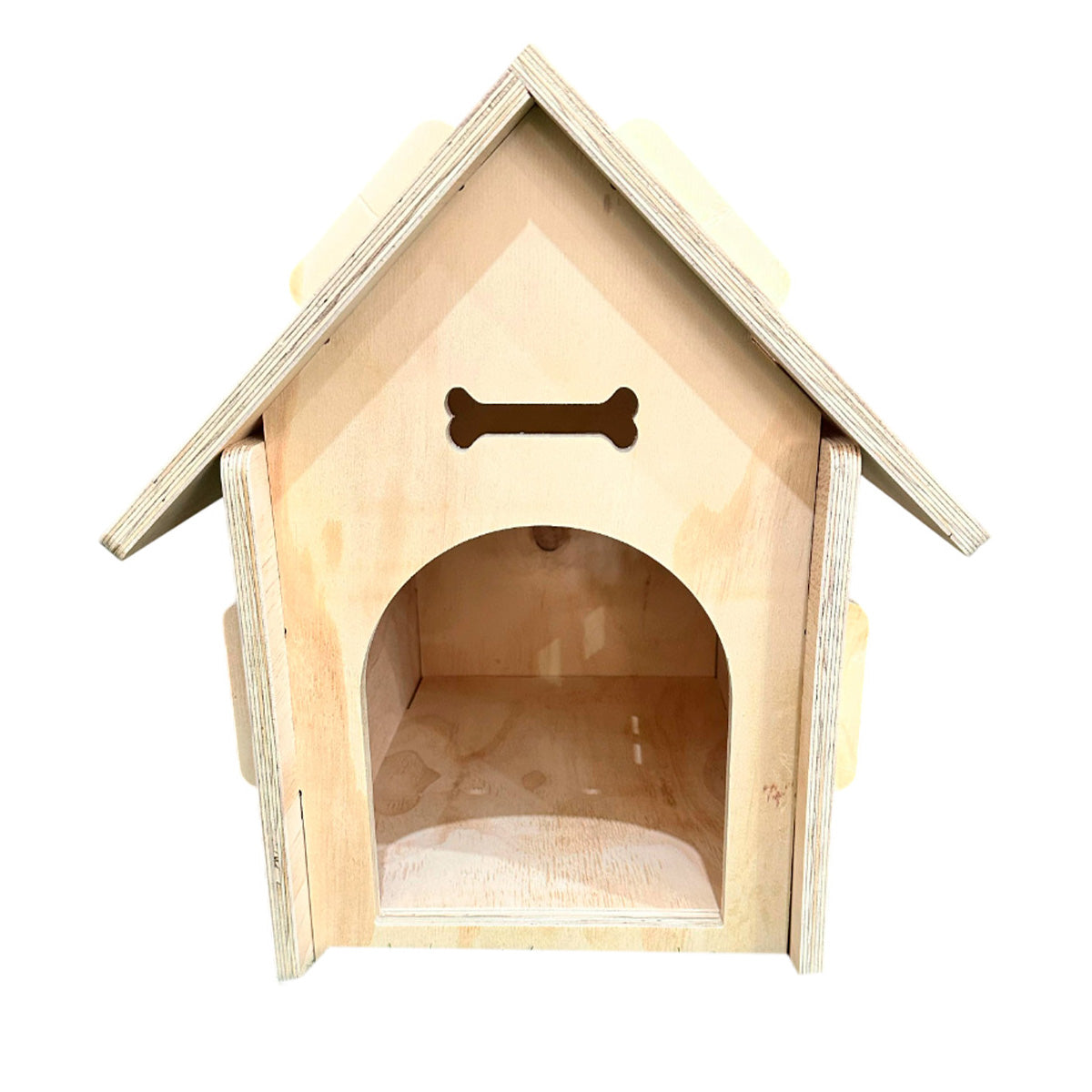 Casa De Madera Para Perros Pequeños Y Medianos