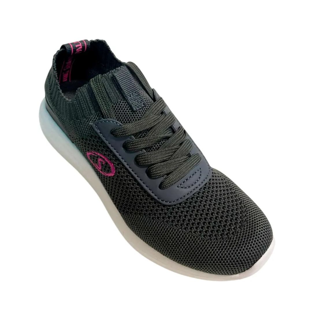 Zapatilla Mujer Spalding Fitness Gris Oscuro