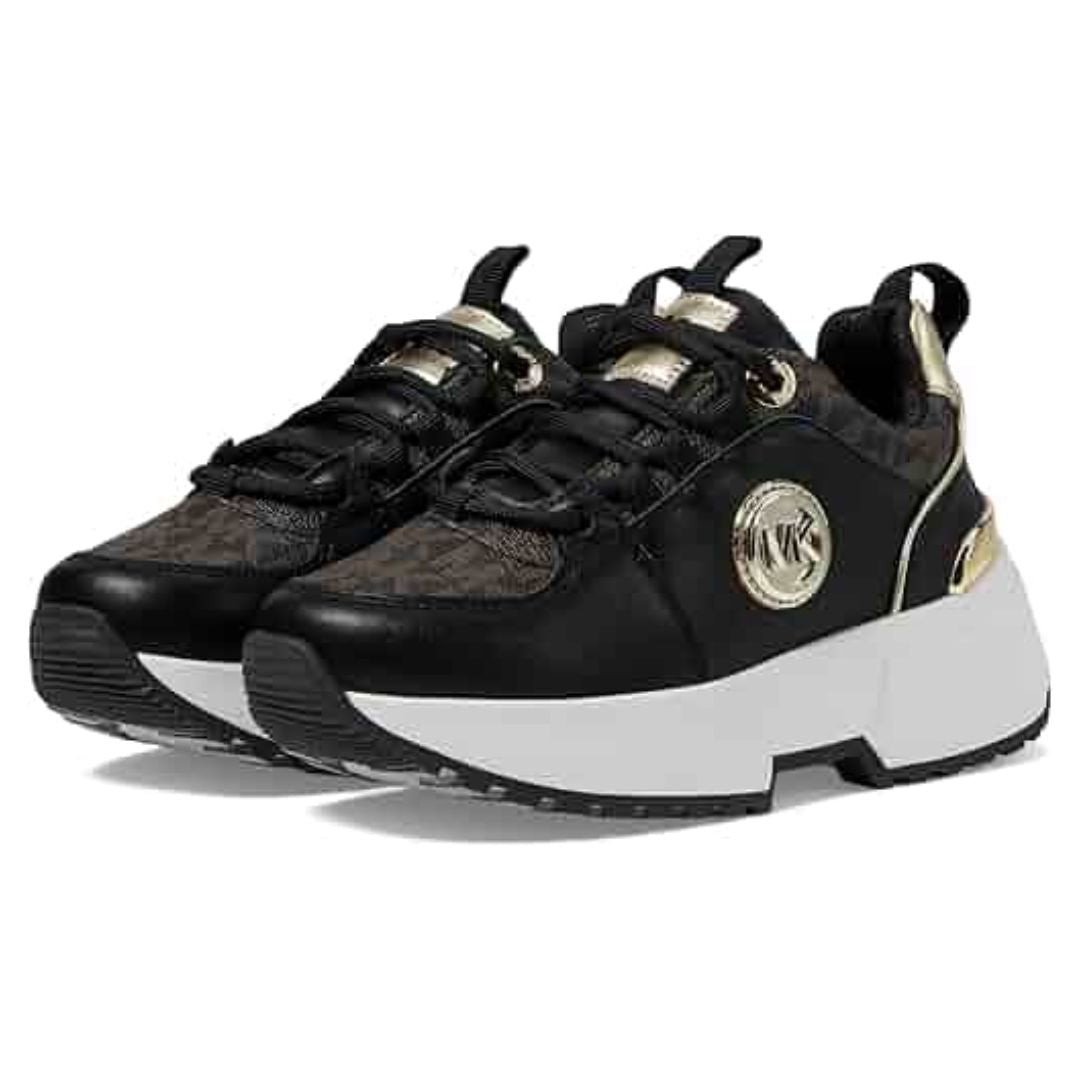 zapatillas Michael Kors Originales con diseño monograma y suela chunky