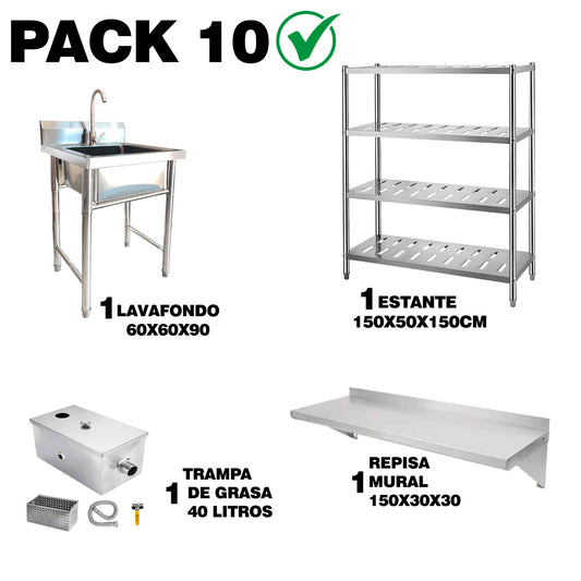 Pack Acero 10