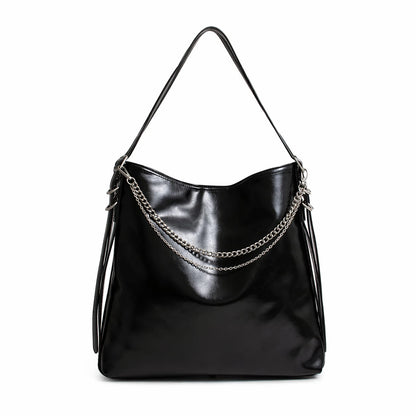 CARTERA SACA DETALLE DE CADENAS NEGRO CARTERA Marca Isadora
