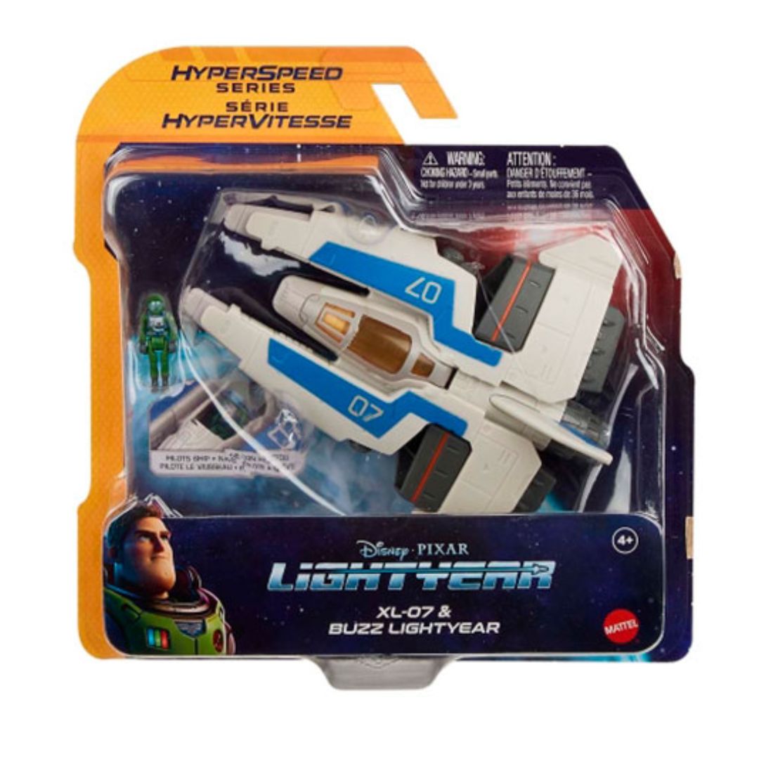 Nave Espacial XL-07 con Figura Buzz Lightyear - Disney Pixar Lightyear (Hyperspeed Series)