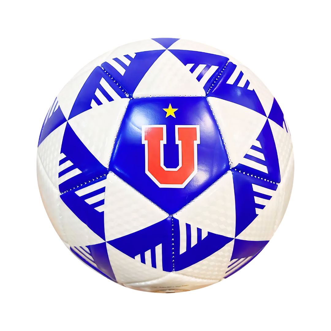 Pack de 10 Balones Fútbol Universidad De Chile Color Blanco