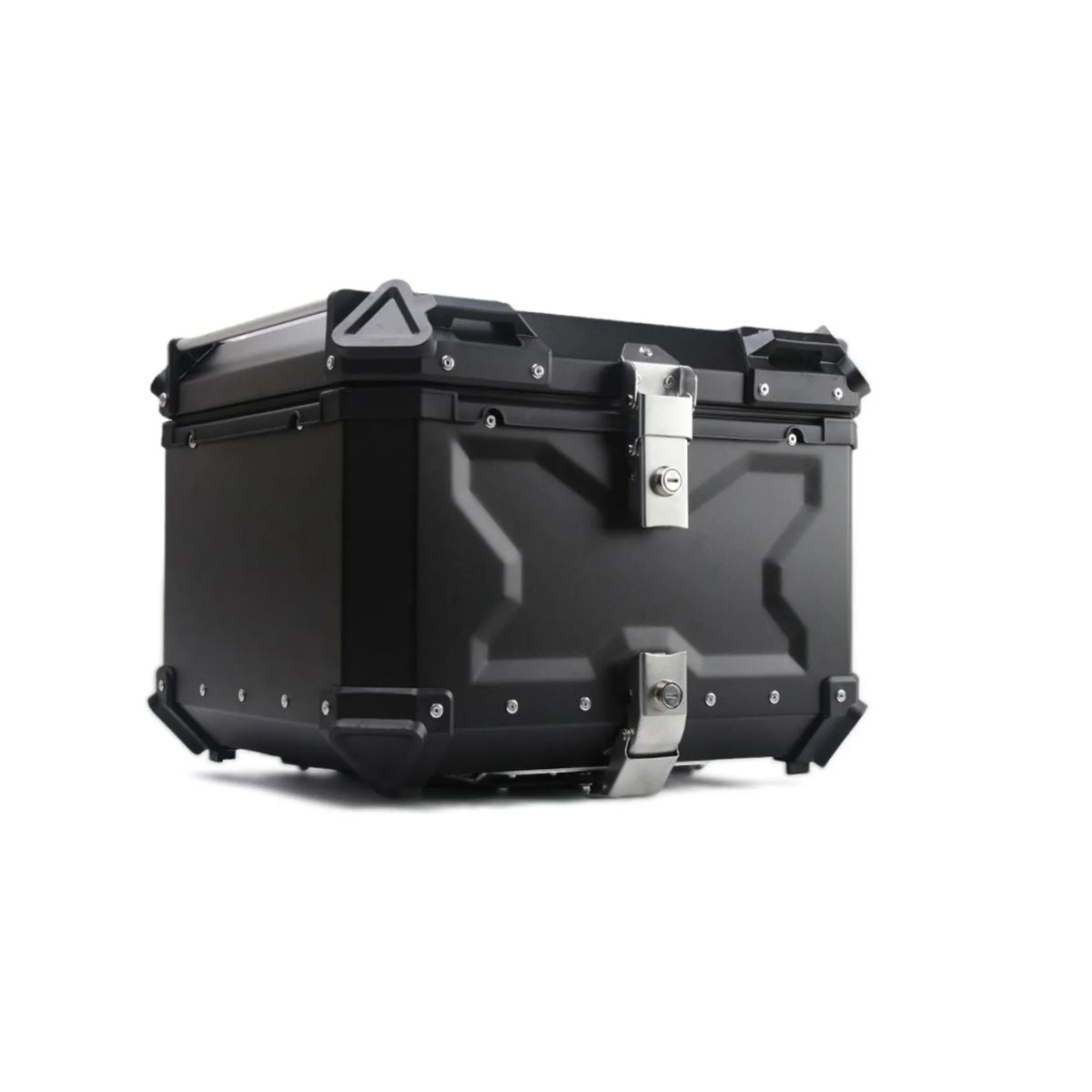 Maleta Top Case Aluminio Moto 55 L color Negro