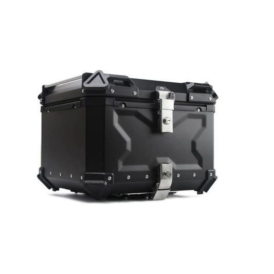 Maleta Top Case Aluminio Moto 55 L color Negro