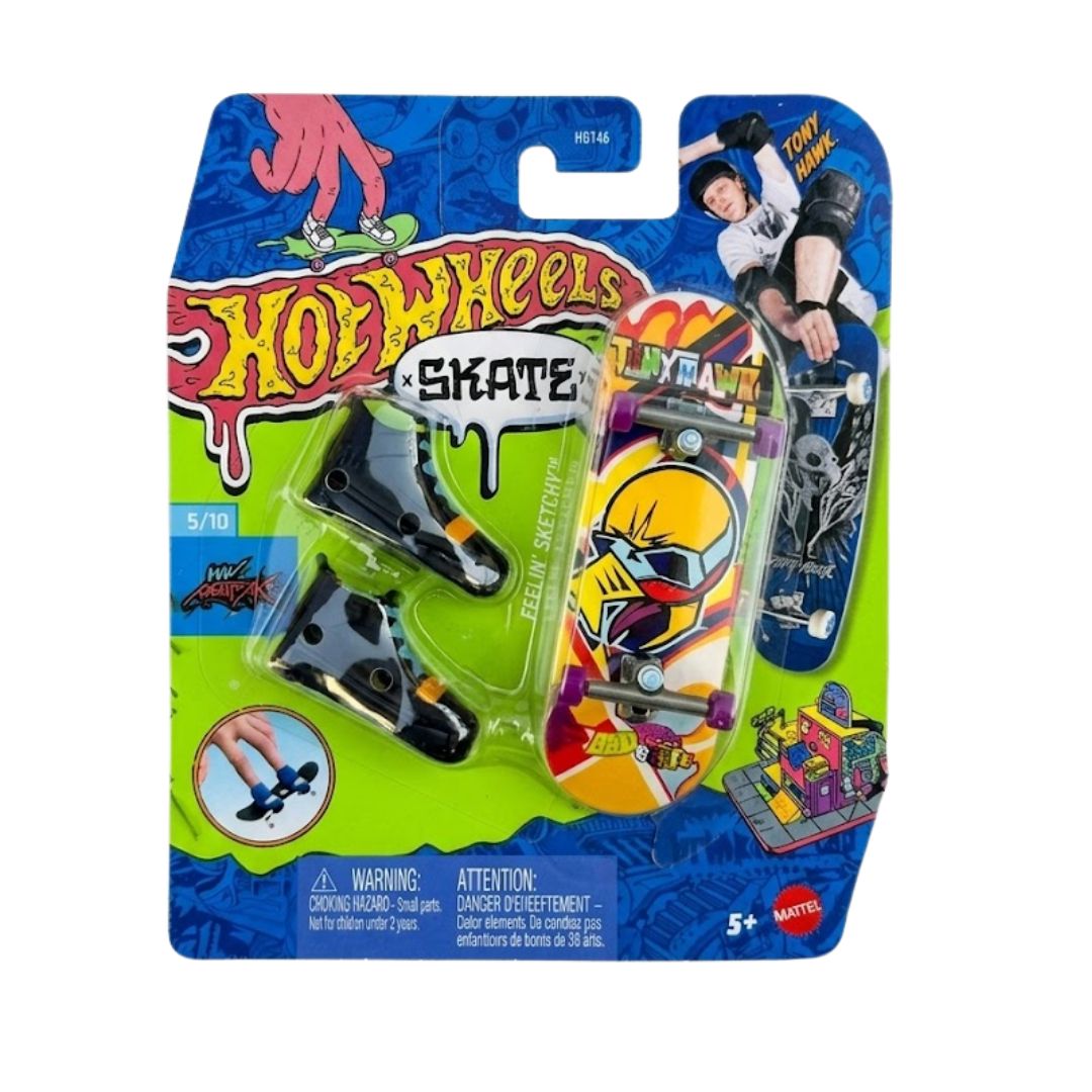 Hotwheels Skate Dedos Feelyn Sketchy