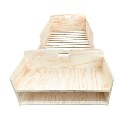 Cama Montessori de Madera con Almacenaje