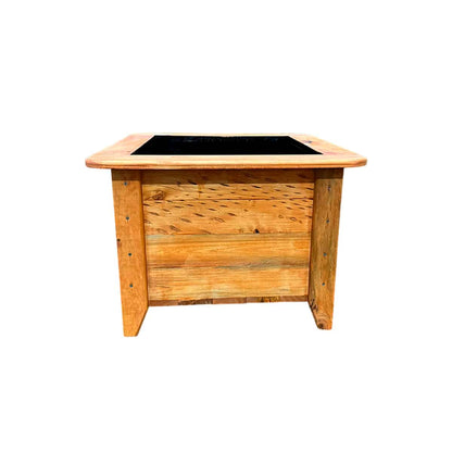 Macetero de Madera Color Alerce 66x66x48