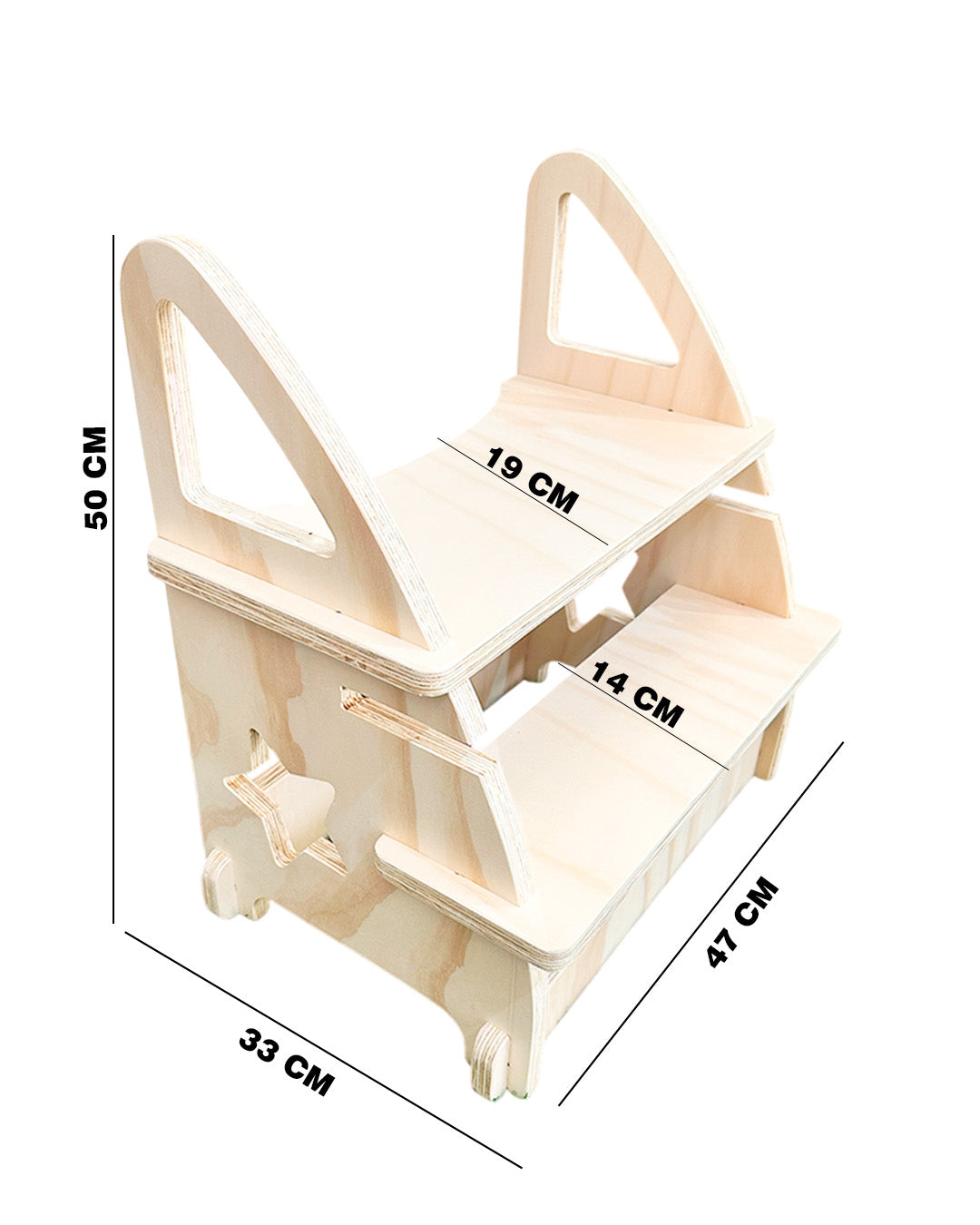 Banquito/Piso de Altura Montessori de Madera para Niños
