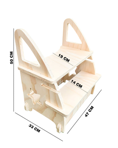 Banquito/Piso de Altura Montessori de Madera para Niños
