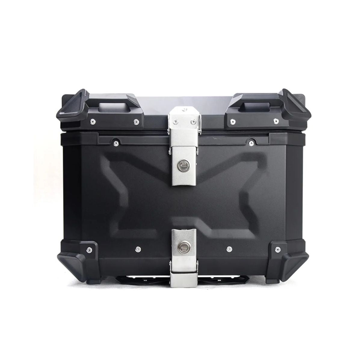 Maleta Top Case Aluminio Moto 55 L color Negro
