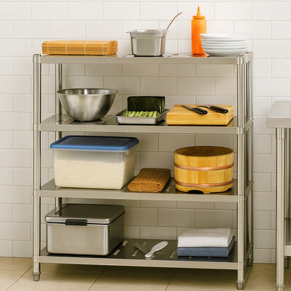 Estante de Acero Inoxidable 150x150x50 cm