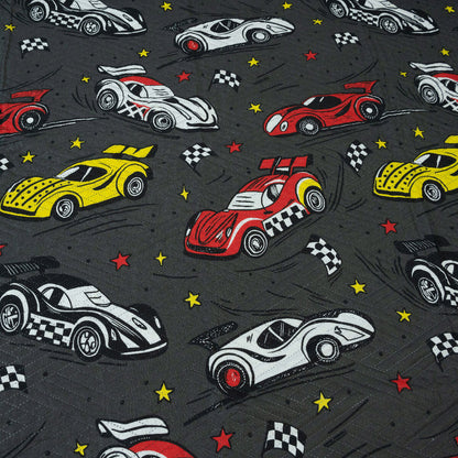 Cobertor Quilt Infantil Doral Hotpress Carreras 1.5 Plazas