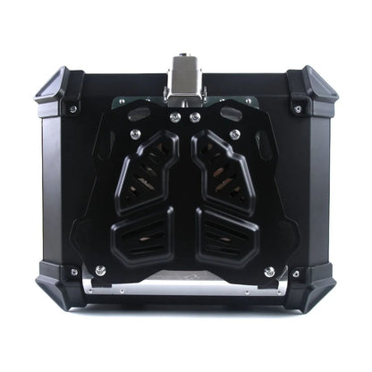 Maleta Top Case Aluminio Moto 55 L color Negro