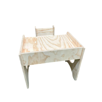 Escritorio Montessori de Madera para Niños con Silla
