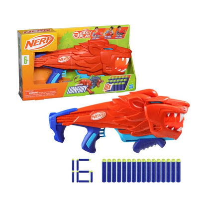 Lanzador Nerf Wild Lionfury – Incluye 16 Dardos Nerf Elite