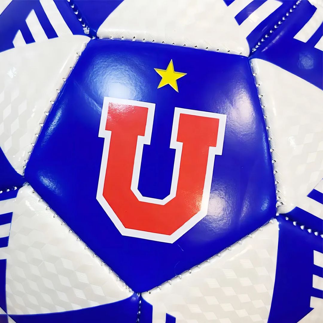 Pack de 10 Balones Fútbol Universidad De Chile Color Blanco