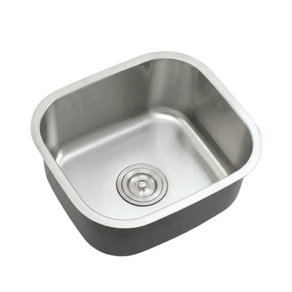 Lavaplatos de Cocina en Acero Inoxidable con llave (39 x 36 cm)