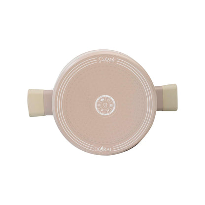 Olla Press Cast Satellite con Tapa de Vidrio 24 cm – Verde Oliva