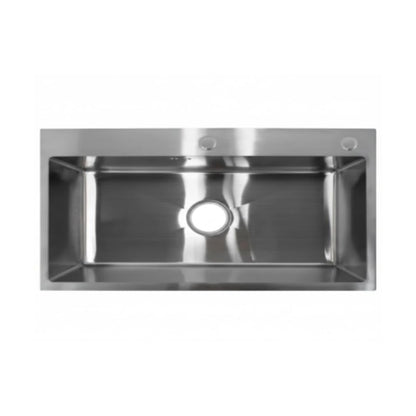 Lavaplatos de Cocina en Acero Inoxidable con llave (75 x 45 cm)