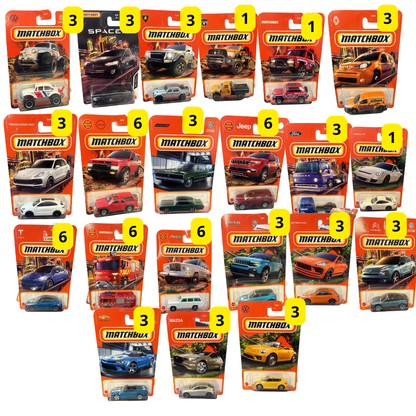 Caja2 Matchbox Mattel 72 Unidades Surtidas Originales
