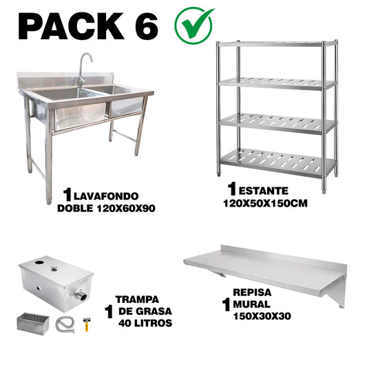 Pack Acero 6