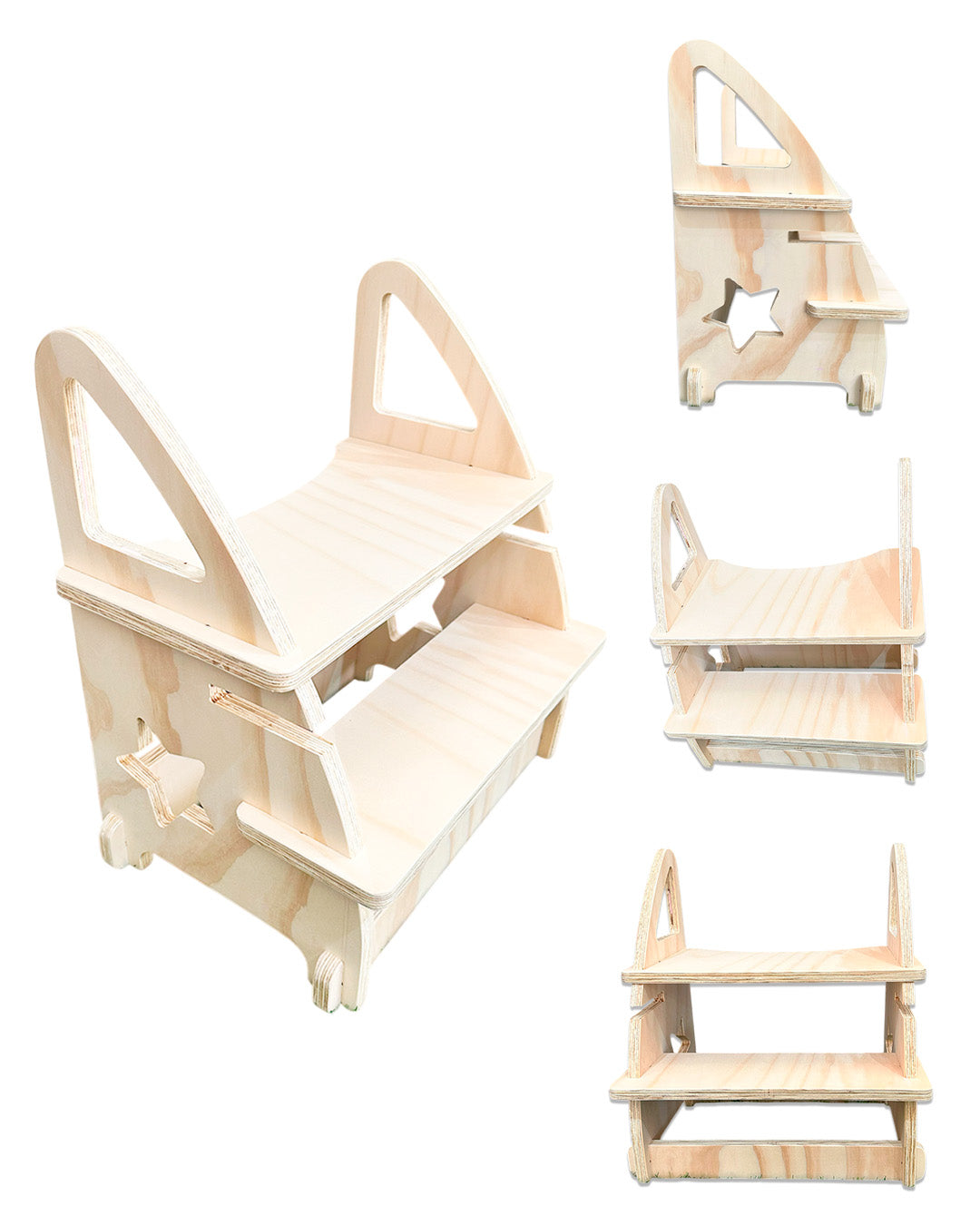 Banquito/Piso de Altura Montessori de Madera para Niños