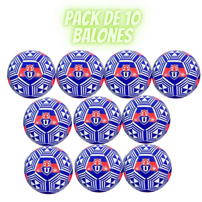 Pack de 10 Balones Universidad de Chile Pasión Infinita