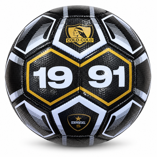 Balón de Fútbol Colo-Colo N.º 5 Diseño Conmemorativo 1991