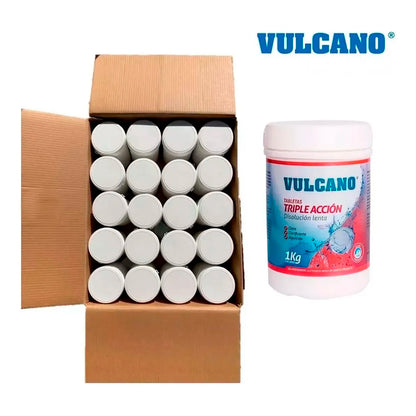 Pack De 20 Unidades Cloro Triple Acción Pastillas.